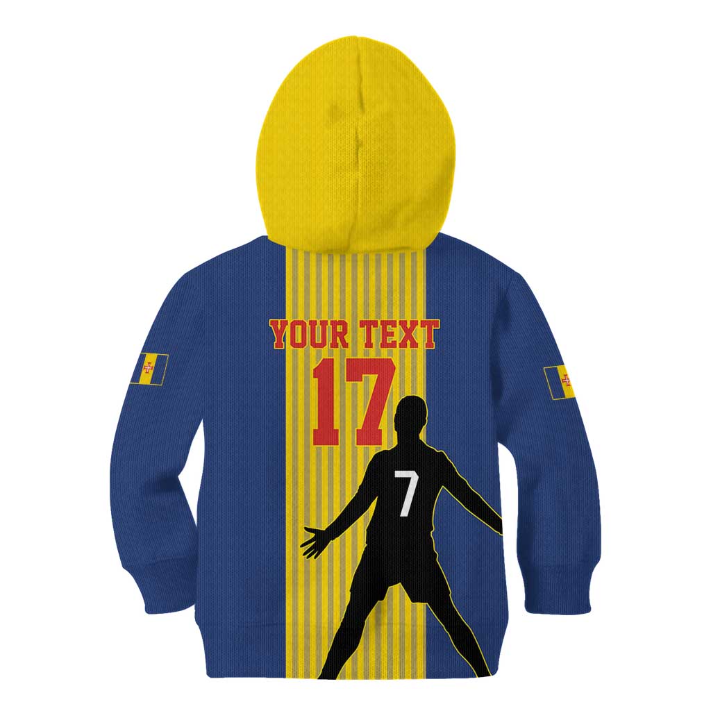 Custom Portugal Maderia Football Kid Hoodie Sporty Style
