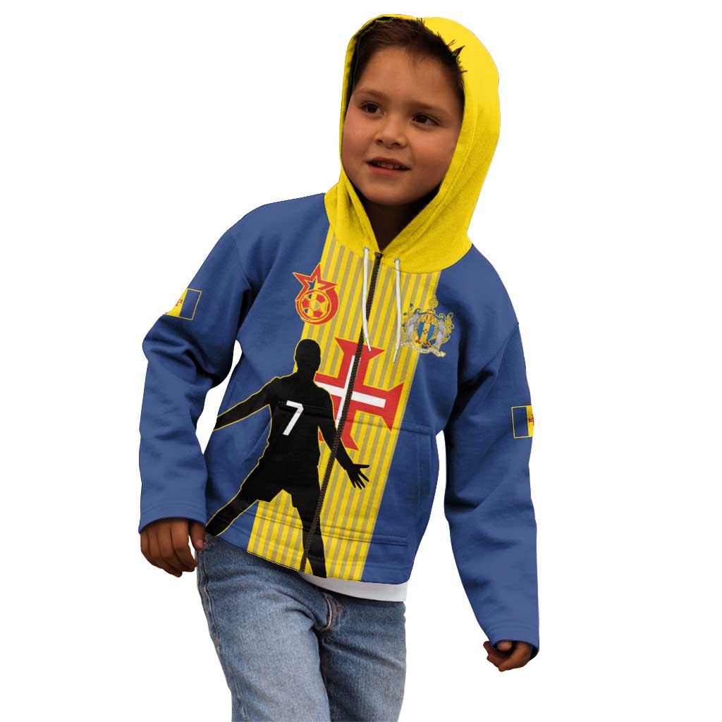 Custom Portugal Maderia Football Kid Hoodie Sporty Style