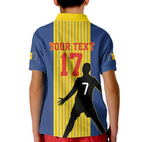 Custom Portugal Maderia Football Kid Polo Shirt Sporty Style