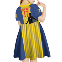 Custom Portugal Maderia Football Kid Short Sleeve Dress Sporty Style