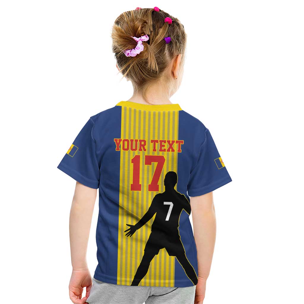 Custom Portugal Maderia Football Kid T Shirt Sporty Style