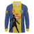 Custom Portugal Maderia Football Long Sleeve Polo Shirt Sporty Style