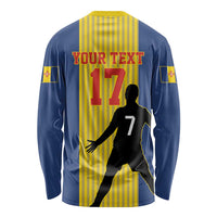 Custom Portugal Maderia Football Long Sleeve Shirt Sporty Style