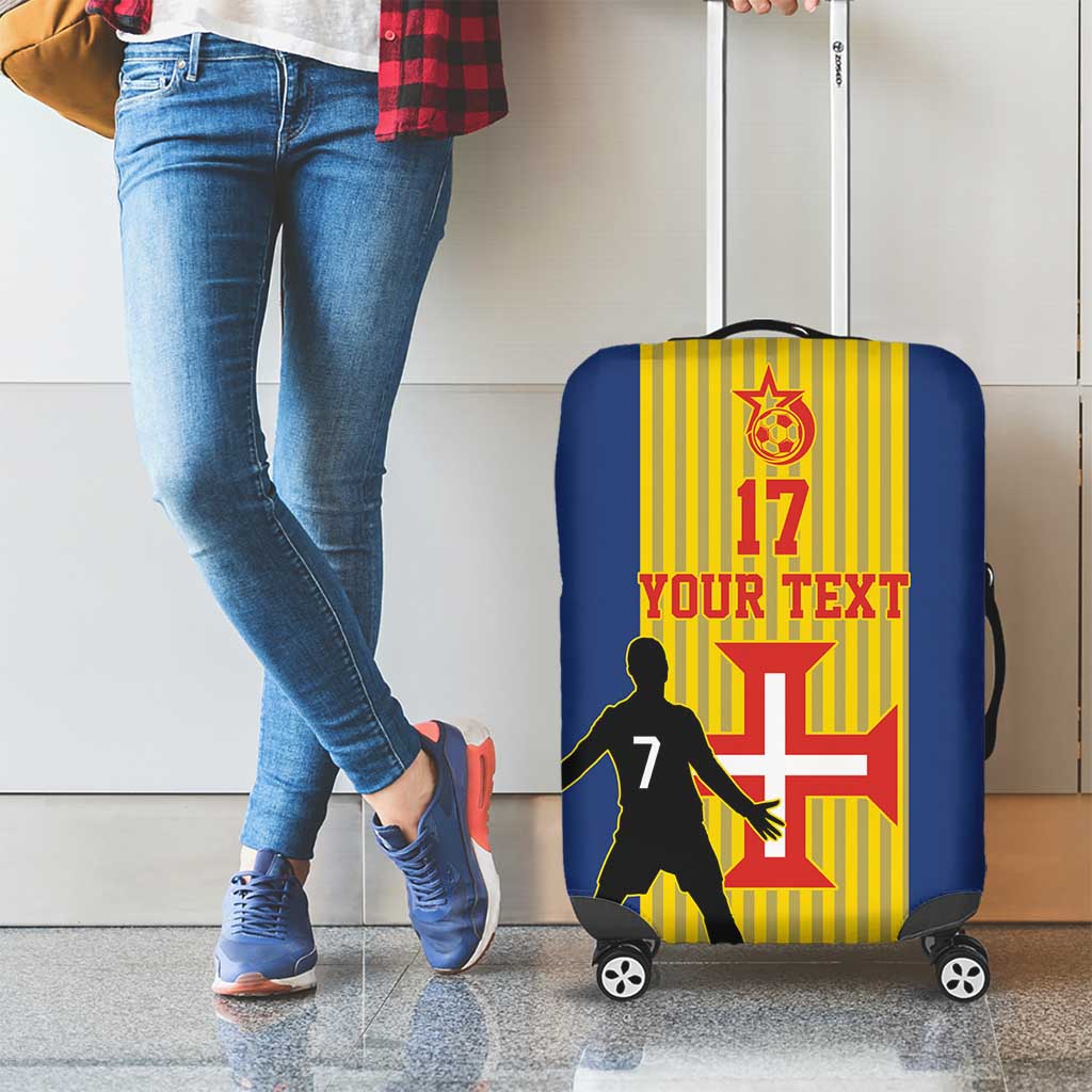 Custom Portugal Maderia Football Luggage Cover Sporty Style