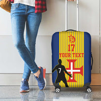 Custom Portugal Maderia Football Luggage Cover Sporty Style