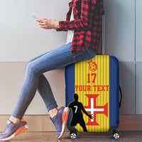 Custom Portugal Maderia Football Luggage Cover Sporty Style