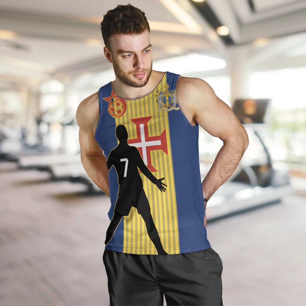 Custom Portugal Maderia Football Men Tank Top Sporty Style