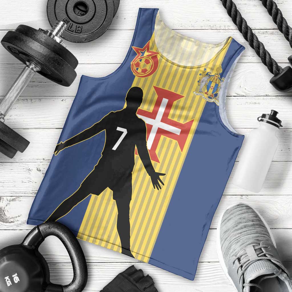Custom Portugal Maderia Football Men Tank Top Sporty Style