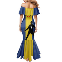 Custom Portugal Maderia Football Mermaid Dress Sporty Style