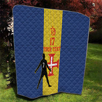 Custom Portugal Maderia Football Quilt Sporty Style