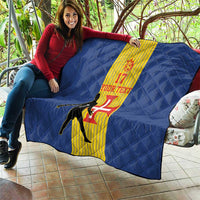 Custom Portugal Maderia Football Quilt Sporty Style