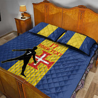 Custom Portugal Maderia Football Quilt Bed Set Sporty Style