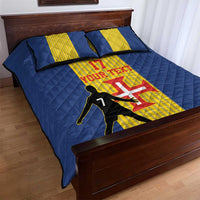 Custom Portugal Maderia Football Quilt Bed Set Sporty Style