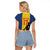 Custom Portugal Maderia Football Raglan Cropped T Shirt Sporty Style