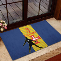 Custom Portugal Maderia Football Rubber Doormat Sporty Style