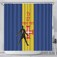 Custom Portugal Maderia Football Shower Curtain Sporty Style
