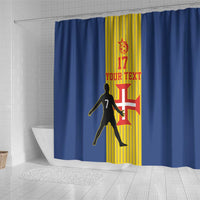 Custom Portugal Maderia Football Shower Curtain Sporty Style