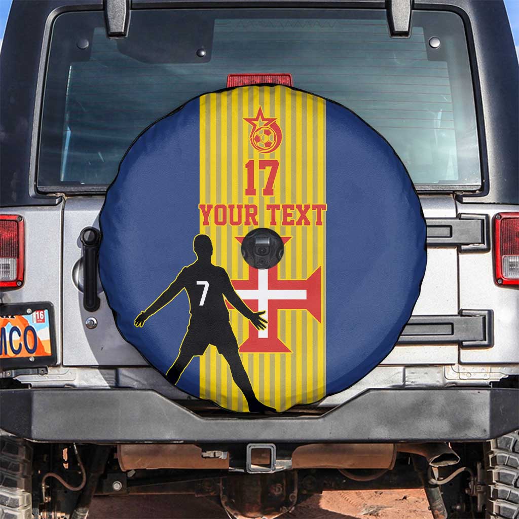 Custom Portugal Maderia Football Spare Tire Cover Sporty Style