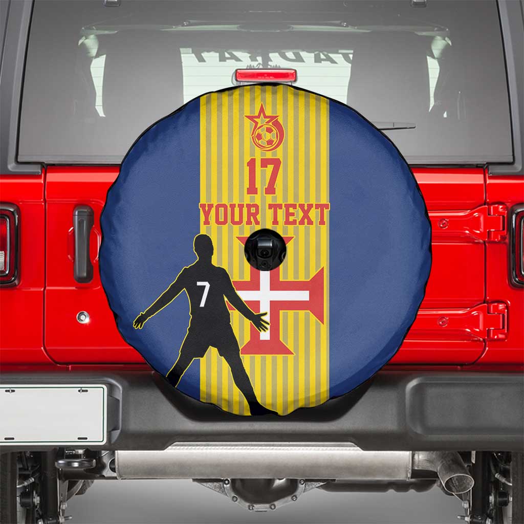 Custom Portugal Maderia Football Spare Tire Cover Sporty Style