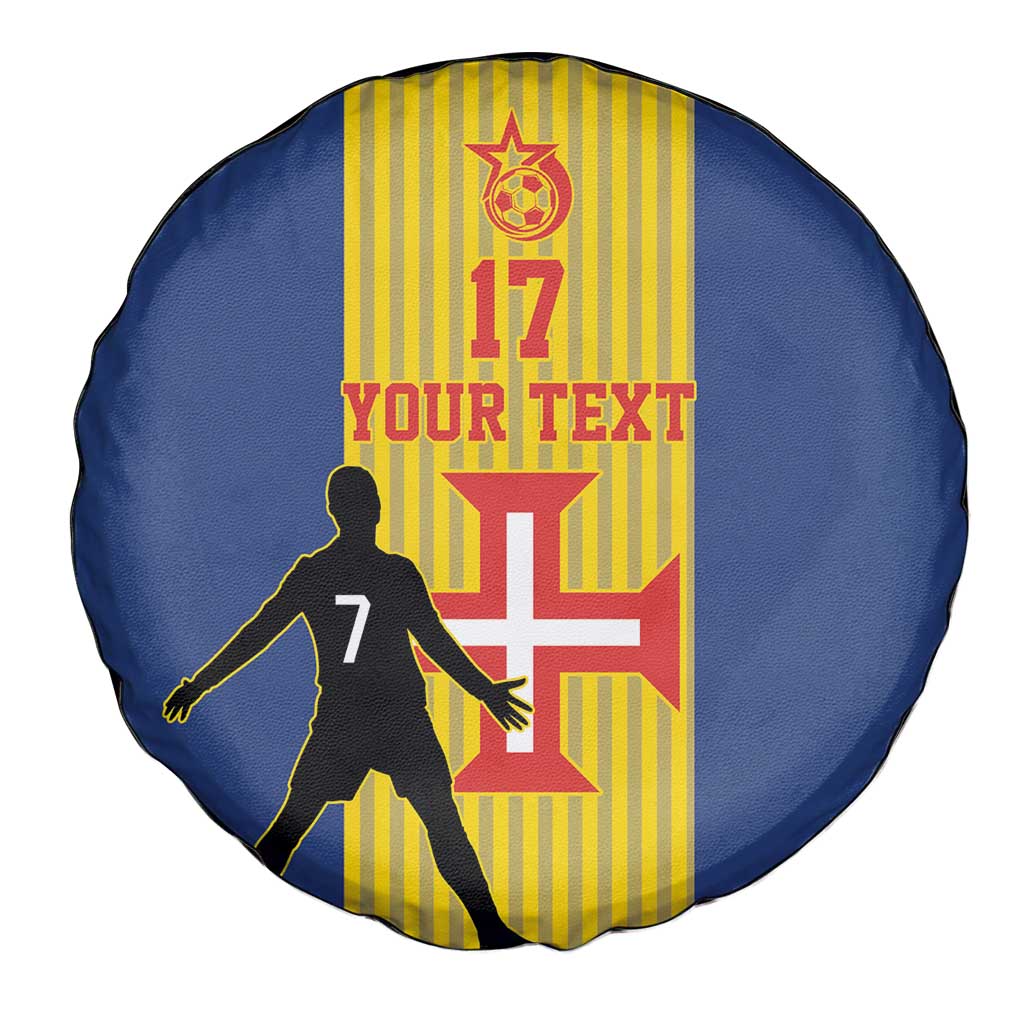 Custom Portugal Maderia Football Spare Tire Cover Sporty Style