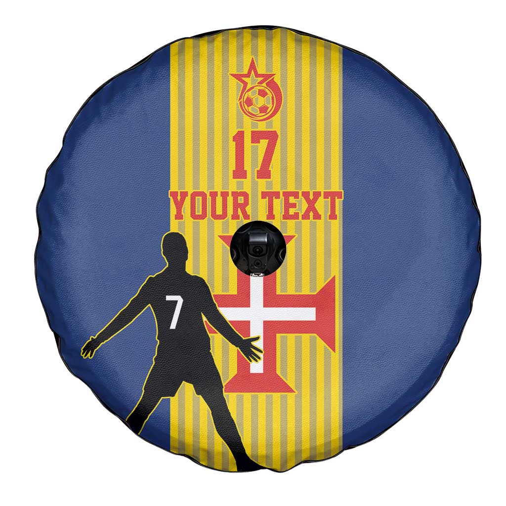 Custom Portugal Maderia Football Spare Tire Cover Sporty Style