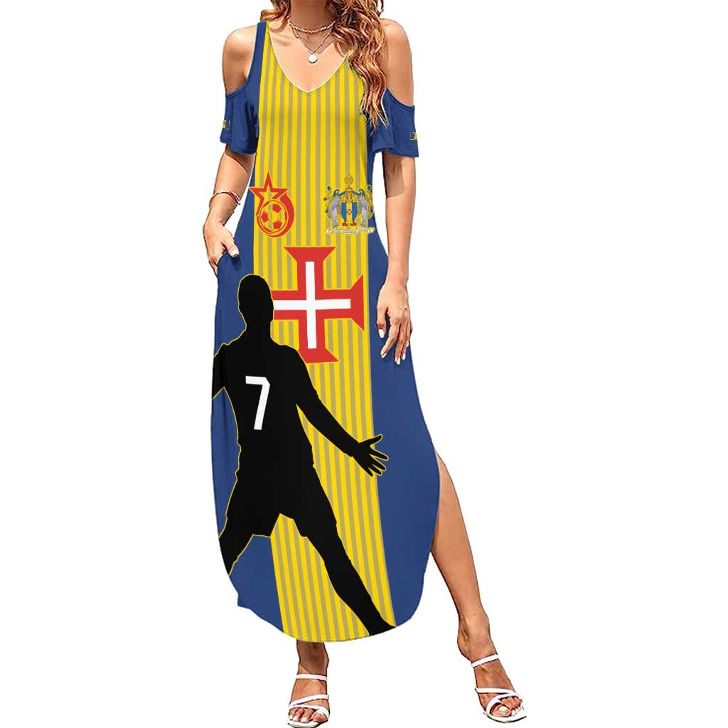 Custom Portugal Maderia Football Summer Maxi Dress Sporty Style