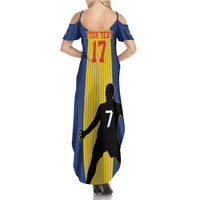 Custom Portugal Maderia Football Summer Maxi Dress Sporty Style