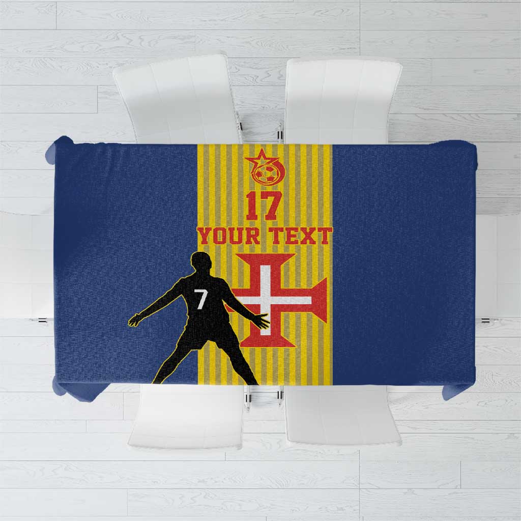Custom Portugal Maderia Football Tablecloth Sporty Style