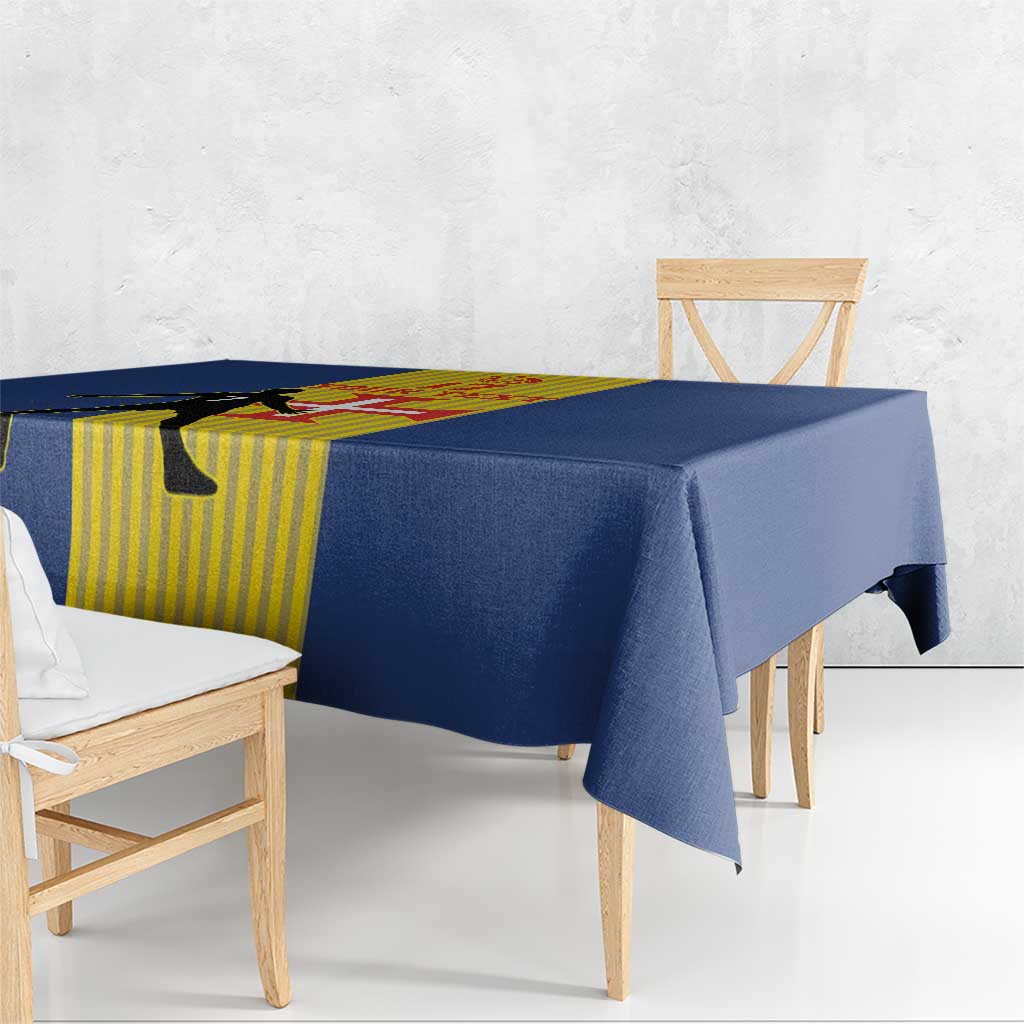 Custom Portugal Maderia Football Tablecloth Sporty Style