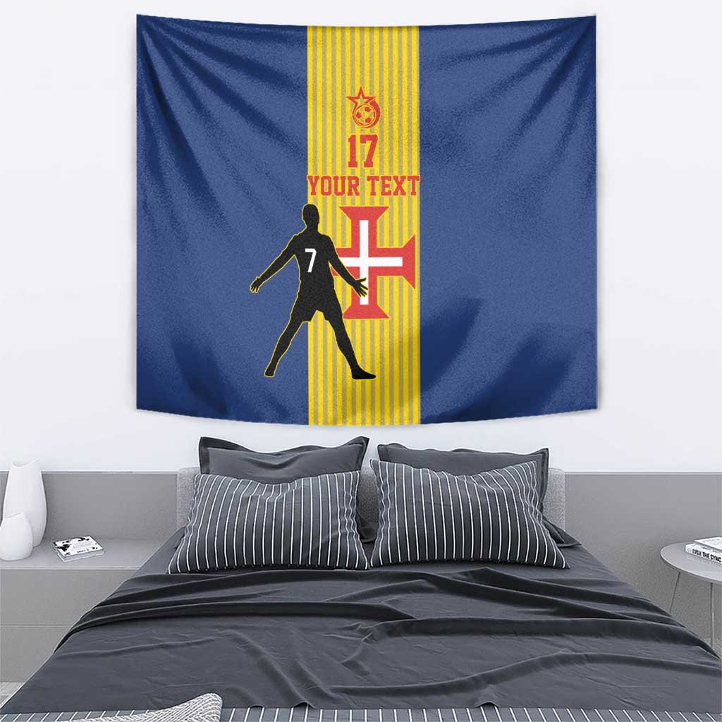 Custom Portugal Maderia Football Tapestry Sporty Style
