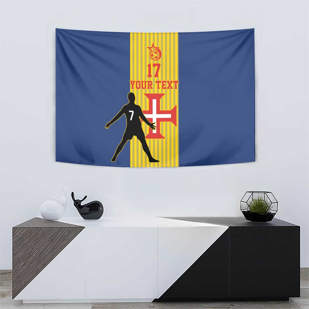Custom Portugal Maderia Football Tapestry Sporty Style