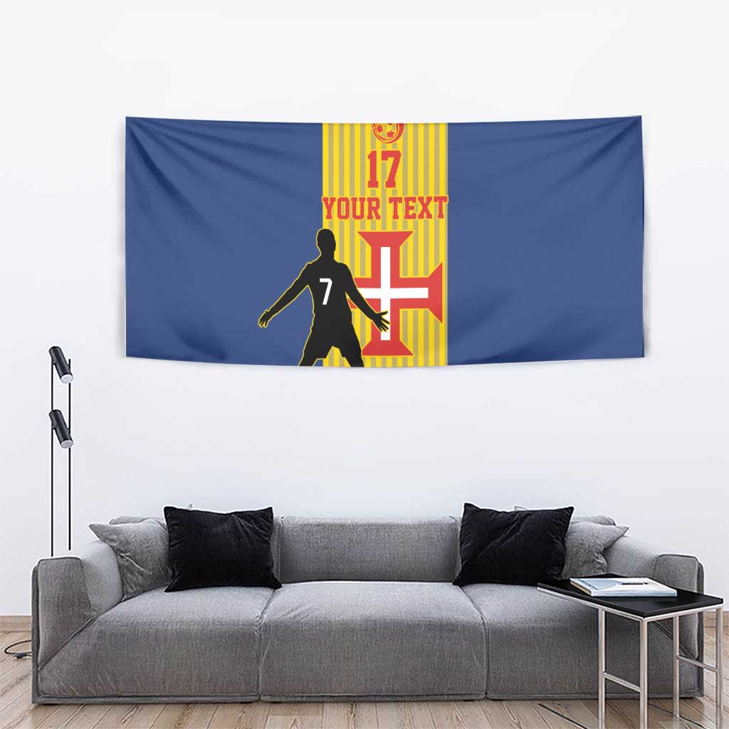 Custom Portugal Maderia Football Tapestry Sporty Style