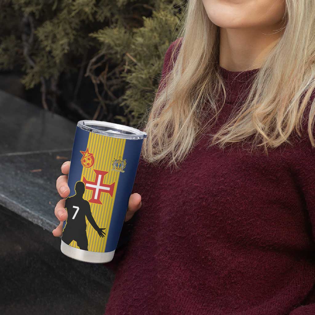 Custom Portugal Maderia Football Tumbler Cup Sporty Style