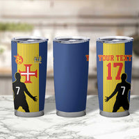 Custom Portugal Maderia Football Tumbler Cup Sporty Style