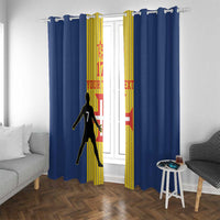 Custom Portugal Maderia Football Window Curtain Sporty Style