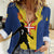 Custom Portugal Maderia Football Women Casual Shirt Sporty Style
