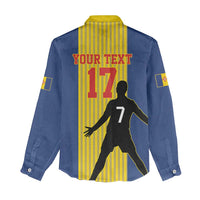 Custom Portugal Maderia Football Women Casual Shirt Sporty Style