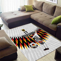 Custom Germany Football Area Rug Sporty Style
