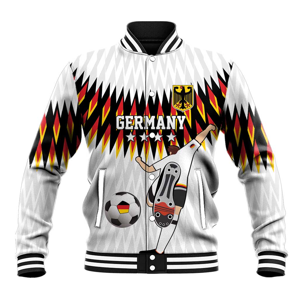 Custom Germany Football Baseball Jacket Sporty Style