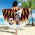 Custom Germany Football Beach Blanket Sporty Style