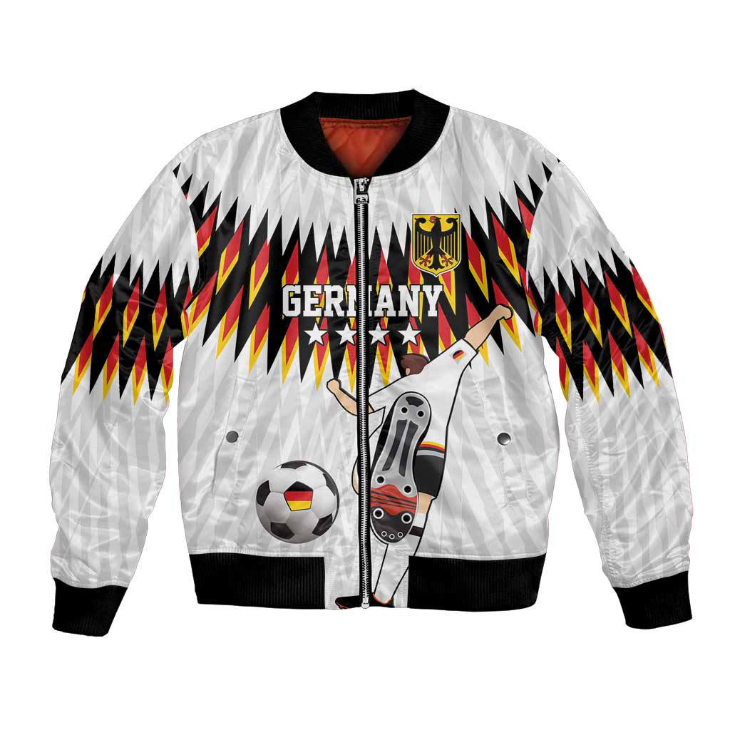Custom Germany Football Bomber Jacket Sporty Style