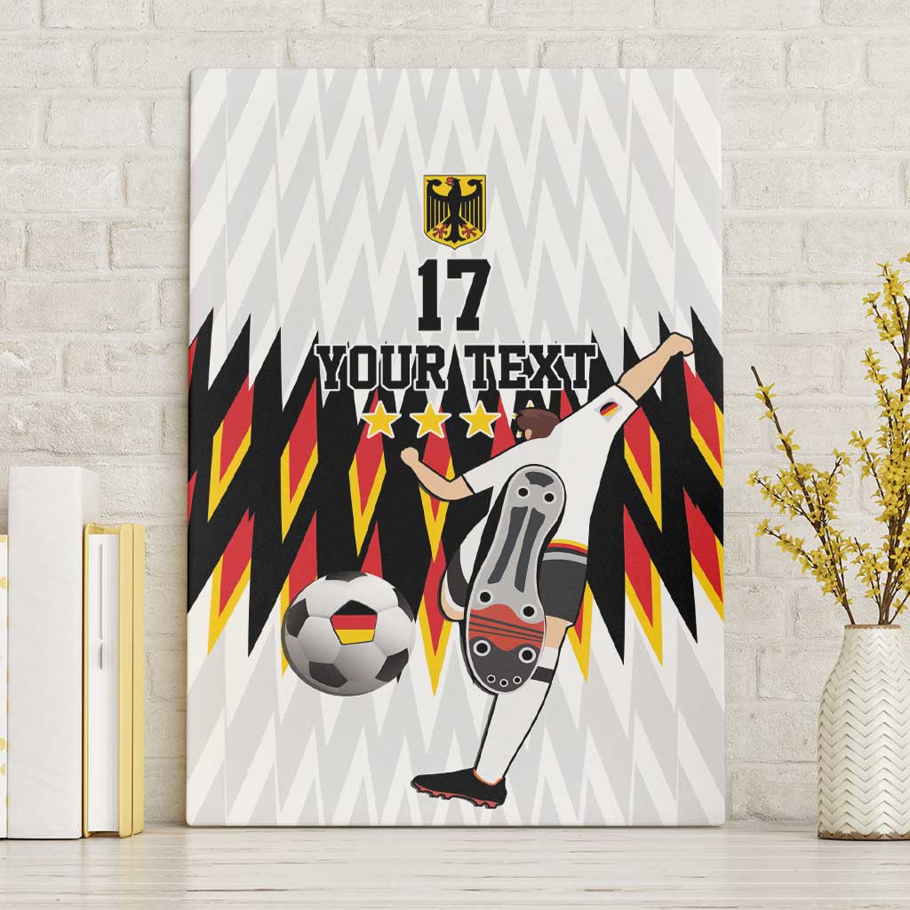 Custom Germany Football Canvas Wall Art Sporty Style