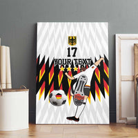 Custom Germany Football Canvas Wall Art Sporty Style