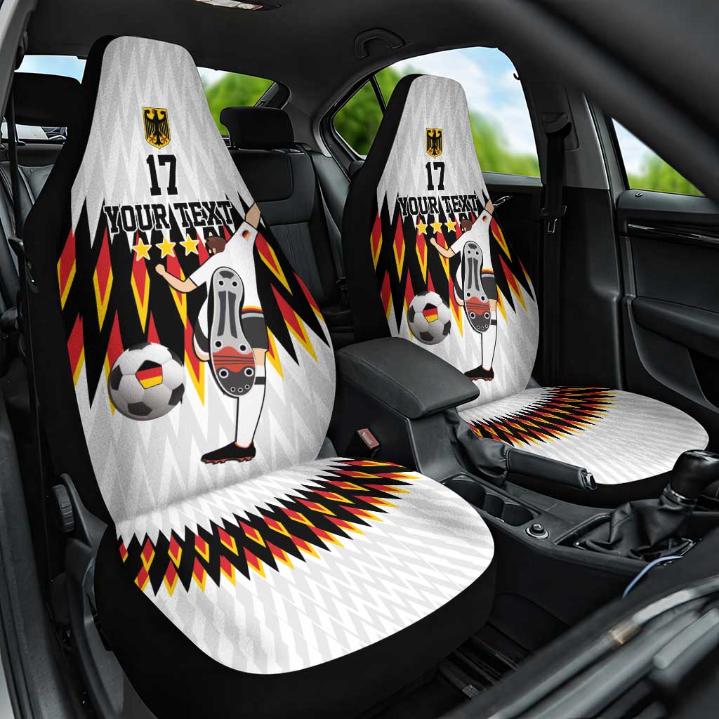 Custom Germany Football Car Seat Cover Sporty Style