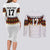 Custom Germany Football Couples Matching Long Sleeve Bodycon Dress and Long Sleeve Button Shirt Sporty Style
