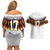 Custom Germany Football Couples Matching Off Shoulder Short Dress and Hawaiian Shirt Sporty Style