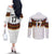 Custom Germany Football Couples Matching Off The Shoulder Long Sleeve Dress and Long Sleeve Button Shirt Sporty Style