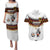Custom Germany Football Couples Matching Puletasi and Hawaiian Shirt Sporty Style