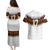 Custom Germany Football Couples Matching Puletasi and Hawaiian Shirt Sporty Style