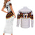 Custom Germany Football Couples Matching Short Sleeve Bodycon Dress and Long Sleeve Button Shirt Sporty Style